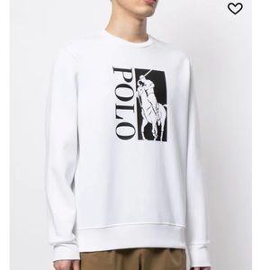 POLO RALPH LAUREN BIG PONY LOGO SWEATSHIRT MEN PULLOVER